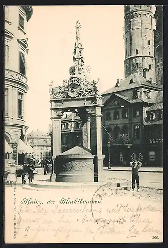 AK Mainz, Der Marktbrunnen