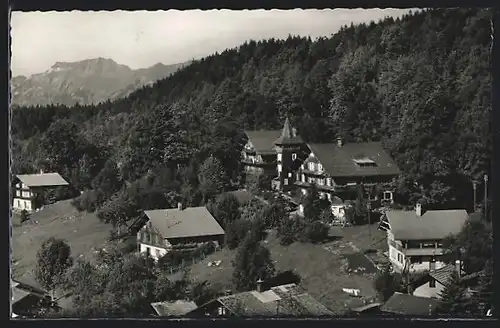 AK Goldern, Ecole D`Humanité mit Umgebung aus der Vogelschau