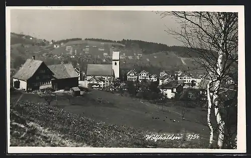 AK Wolfhalden, Ortsansicht mit Kirche und Umgebung