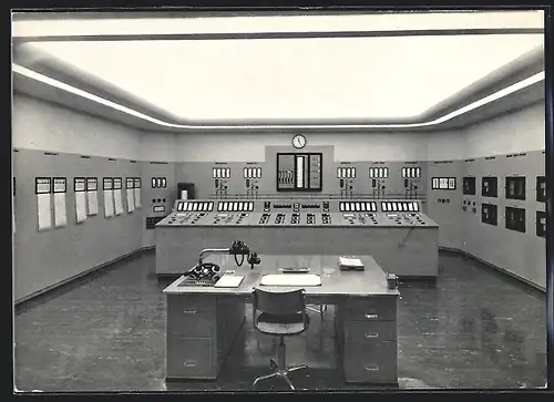 AK Birsfelden, Kommandoraum des Rheinkraftwerks