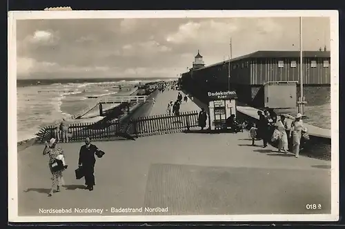 AK Norderney, Badestrand Nordbad