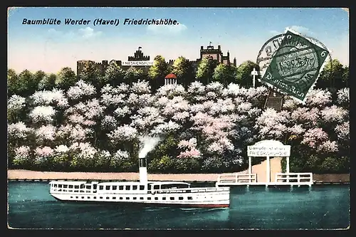 AK Werder (Havel), Friedrichshöhe im Frühling