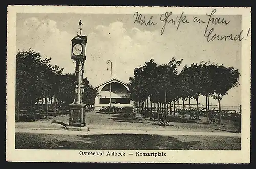 AK Ahlbeck, Partie am Konzertplatz