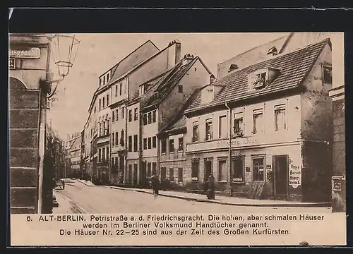 AK Berlin, Petristrasse an der Friedrichsgracht