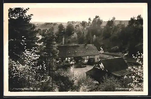 AK Templin / Uckermark, Klosterwalder Mühle