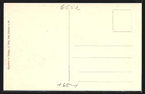 AK Bad Münster a. Stein, Ebernburg mit Bahnhof aus der Vogelschau