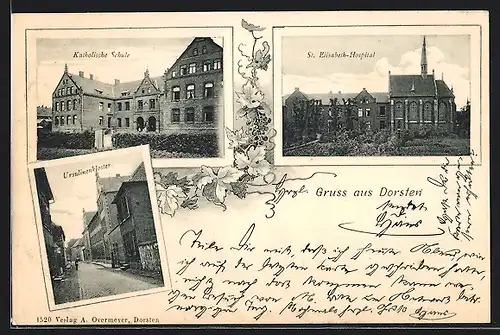AK Dorsten, St. Elisabeth-Hospital, Katholische Schule und Ursulinenkloster
