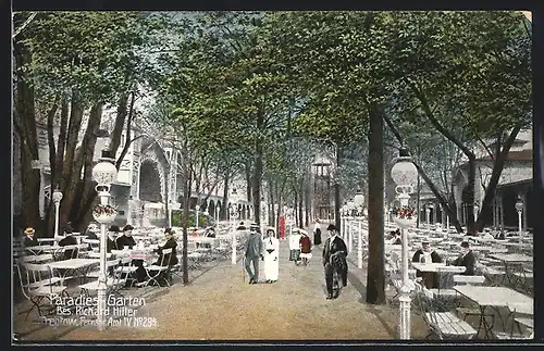 AK Berlin-Treptow, Gasthaus Paradies-Garten