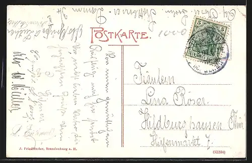 AK Berlin-Treptow, Gasthaus Paradies-Garten