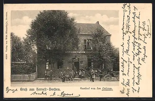 AK Hervest-Dorsten, Gasthof von Jos. Calkum