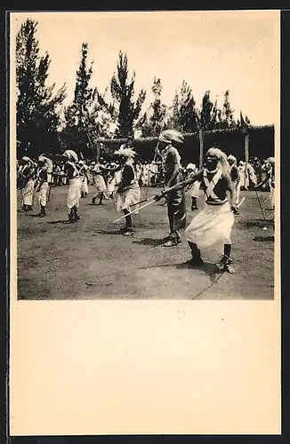 AK Astrida / Ruanda, Les Danseurs du Roi, Tänzer des Königs