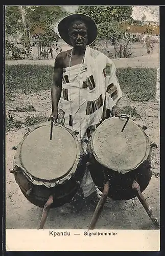 AK Kpandu, Afrikanischer Signaltrommler