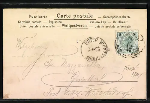 Lithographie Hämmere voller Wonne, lieblich Götterkind, bis die goldnen Ringe..., Amor als Schmied