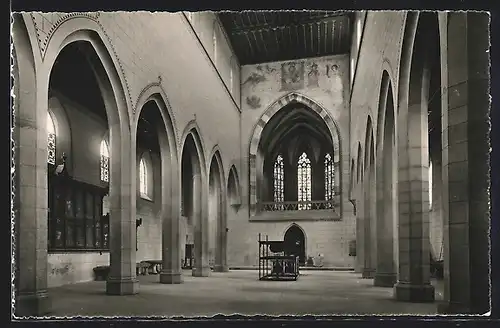 AK Königsfelden, Innenansicht der Klosterkirche