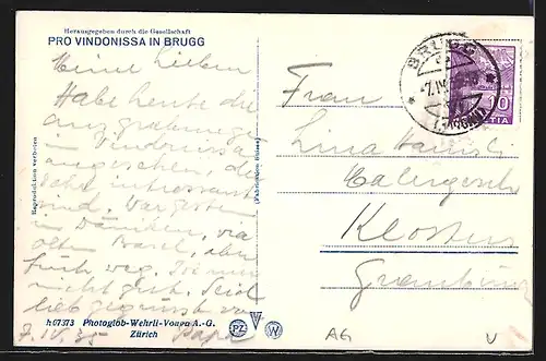 AK Brugg, Römisches Amphitheater Vindonissa