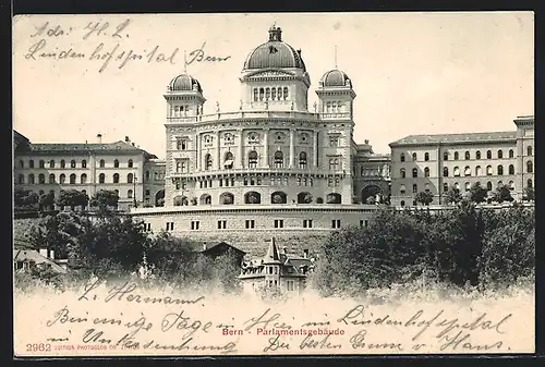 AK Bern, Parlamentsgebäude von aussen