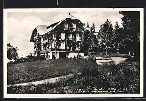 AK Röthenbach im Emmental, Kurhaus Chuderhüsi