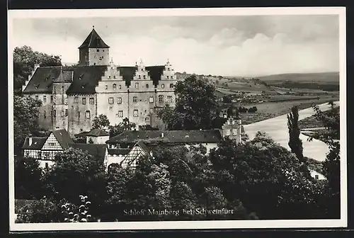 AK Schweinfurt, Schloss Mainberg und Umgebung