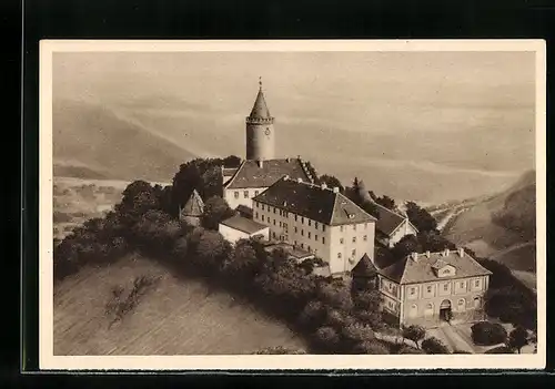 AK Kahla a. Saale, Leuchtenburg, Ganzsache WHW Winterhilfswerk