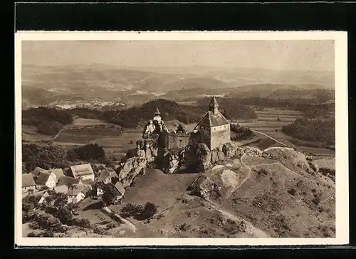 AK Hersbruck /Mfr., Burg Hohenstein, Ganzsache WHW Winterhilfswerk