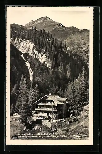 AK Neukirchen a. Grossvenediger, Alpengasthaus Berndlamlm aus der Vogelschau