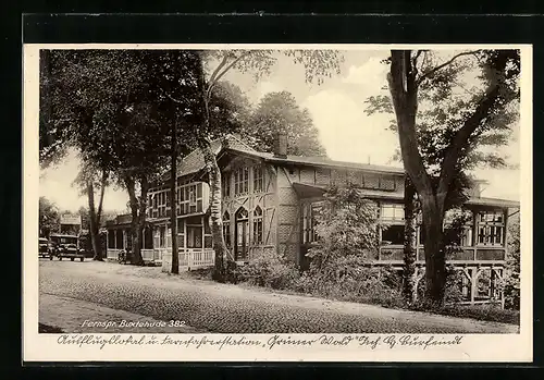 AK Buxtehude, Ausflugslokal und Fernsprechstation Grüner Wald