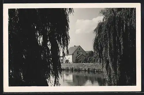 AK Storkow /M., Partie am Kanal