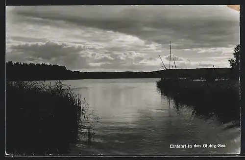 AK Glubig-See, Einfahrt in den See