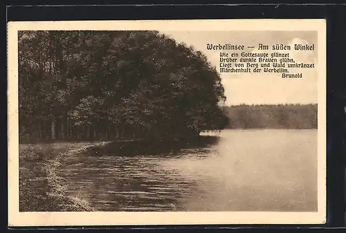 AK Werbellinsee, Am süssen Winkel