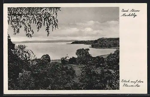 AK Bad Stuer /Meckl., Blick auf den Plauer See