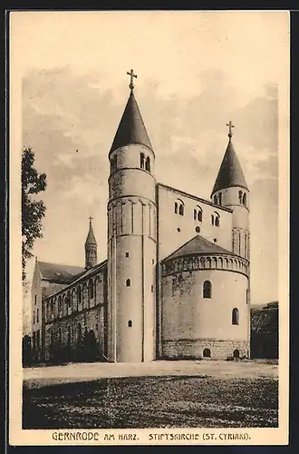 AK Gernrode a. H., Stiftskirche St. Cyriaki