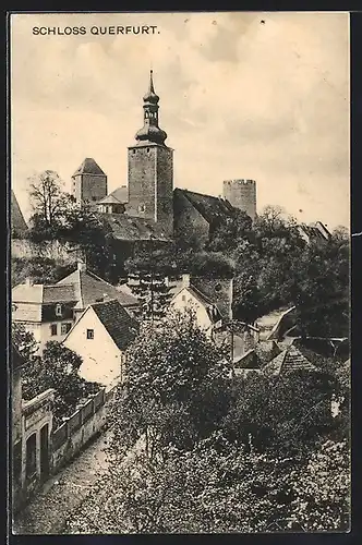 AK Querfurt, Blick auf Schloss Querfurt