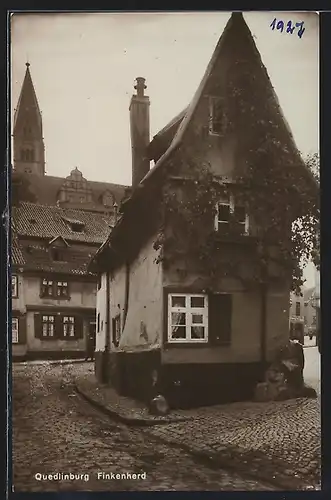 AK Quedlinburg, Finkenherd, Ortspartie