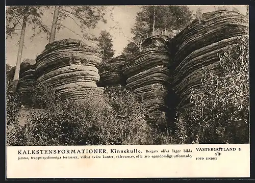 AK Kinnekulle, Kalkstensformationer