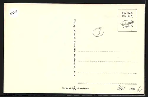 AK Sala, Teilansicht mit Kirche, Fliegeraufnahme