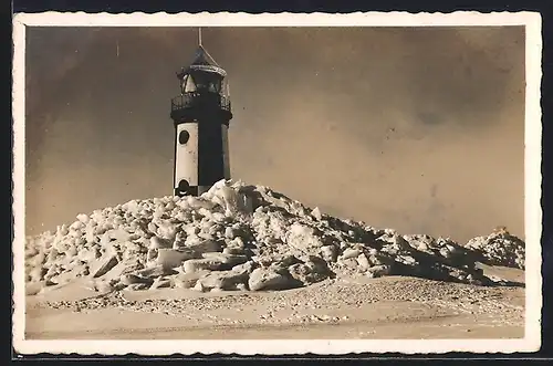 Foto-AK Schleimünde /Ostsee, Leuchtturm