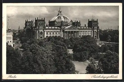AK Berlin-Tiergarten, Reichstagsgebäude
