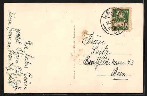 AK Lenk, Teilansicht mit Kirche