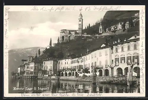 AK Morcote /Lago di Lugano, Uferpartie