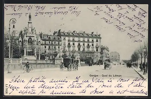 AK Genève, Quai du Léman