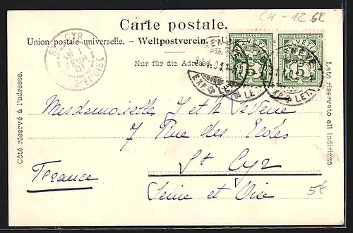 AK Genève, Quai du Léman