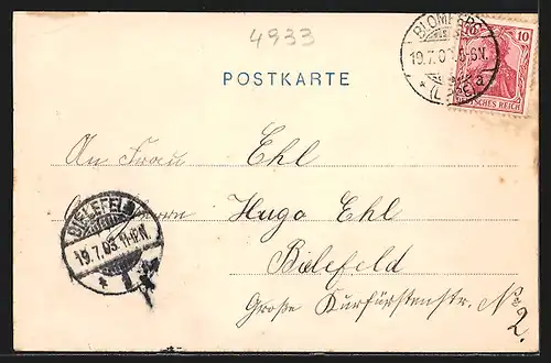 AK Blomberg i. L., Marktplatz