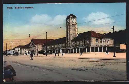 AK Basel, Badischer Bahnhof