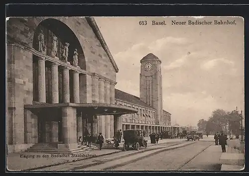 AK Basel, Neuer Badischer Bahnhof