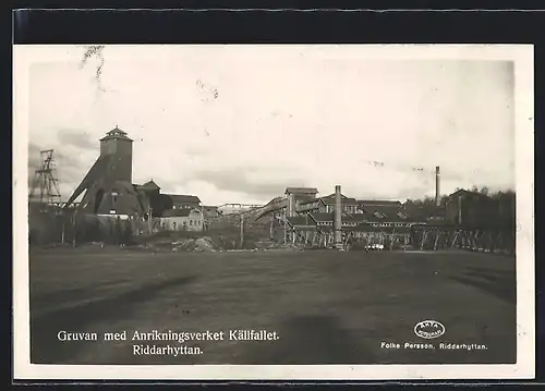 AK Riddarhyttan, Gruvan med Anrikningsverket Källfallet