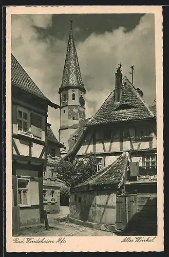 AK Bad Windsheim / Mfr., Partie am Alten Winkel