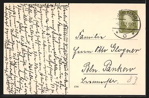 AK Bansin, Sturmwellen am Strand mit Besuchern