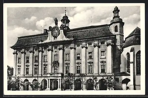 AK Bad Windsheim, Blick aufs Rathaus