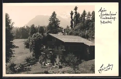 AK Finkenberg im Zillertal, Haus Lindenheim