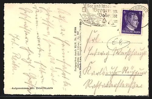 AK Bregenz a / B., Altes Schloss